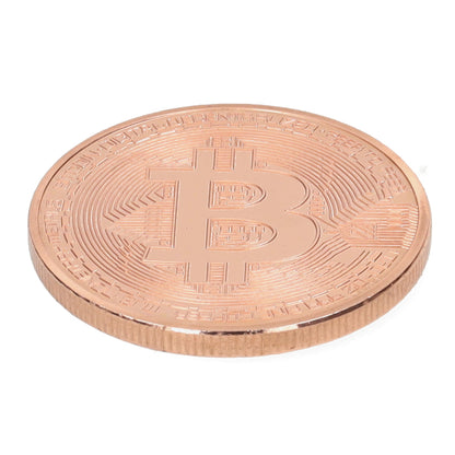 Bitcoin BTC in plastic hoesje
