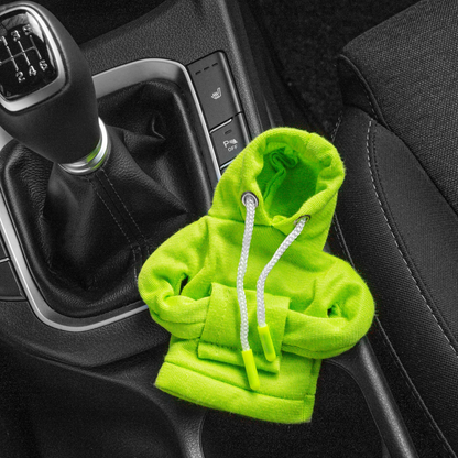 Versnellingspook hoodie accessoire — perfect voor wie alles aan de auto wil stylen.