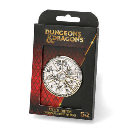 Limited edition Dungeons & Dragons Alignment Wheelpin - speciale 50e verjaardag collectible  - slechts 5000 stuks wereldwijd.