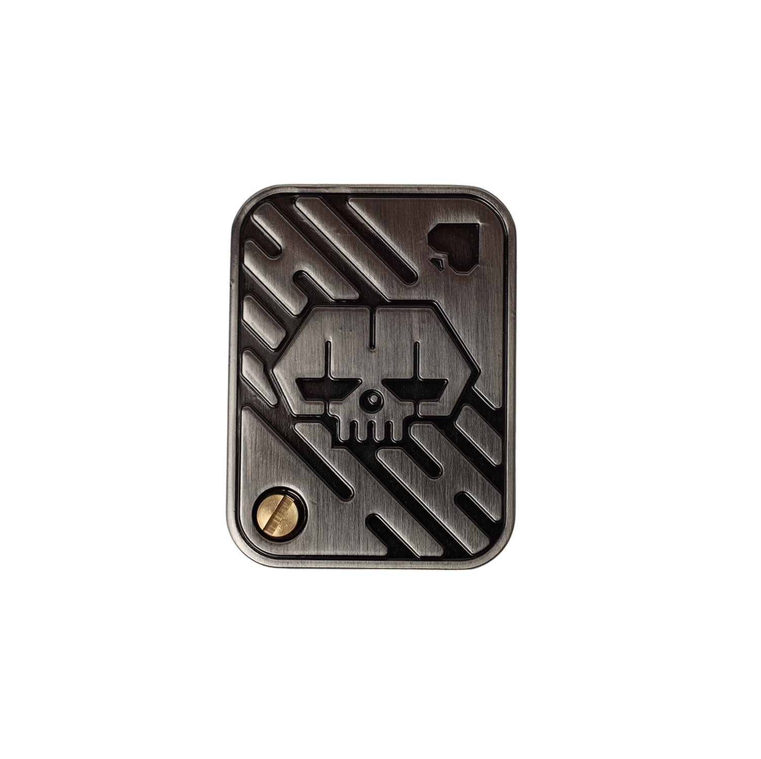 Metalen fidget slider speelkaart design — ideaal voor stressverlichting en fidgetfun.