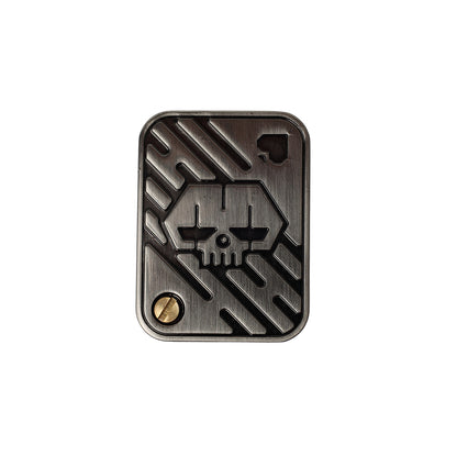 Metalen fidget slider speelkaart design — ideaal voor stressverlichting en fidgetfun.