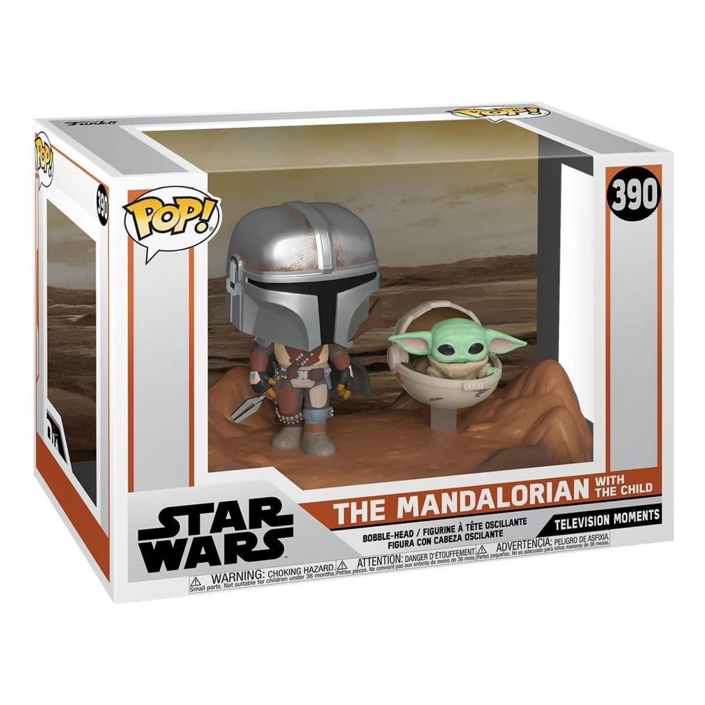FUNKO POP! Moment SW Mandalorian & Child 390 in box