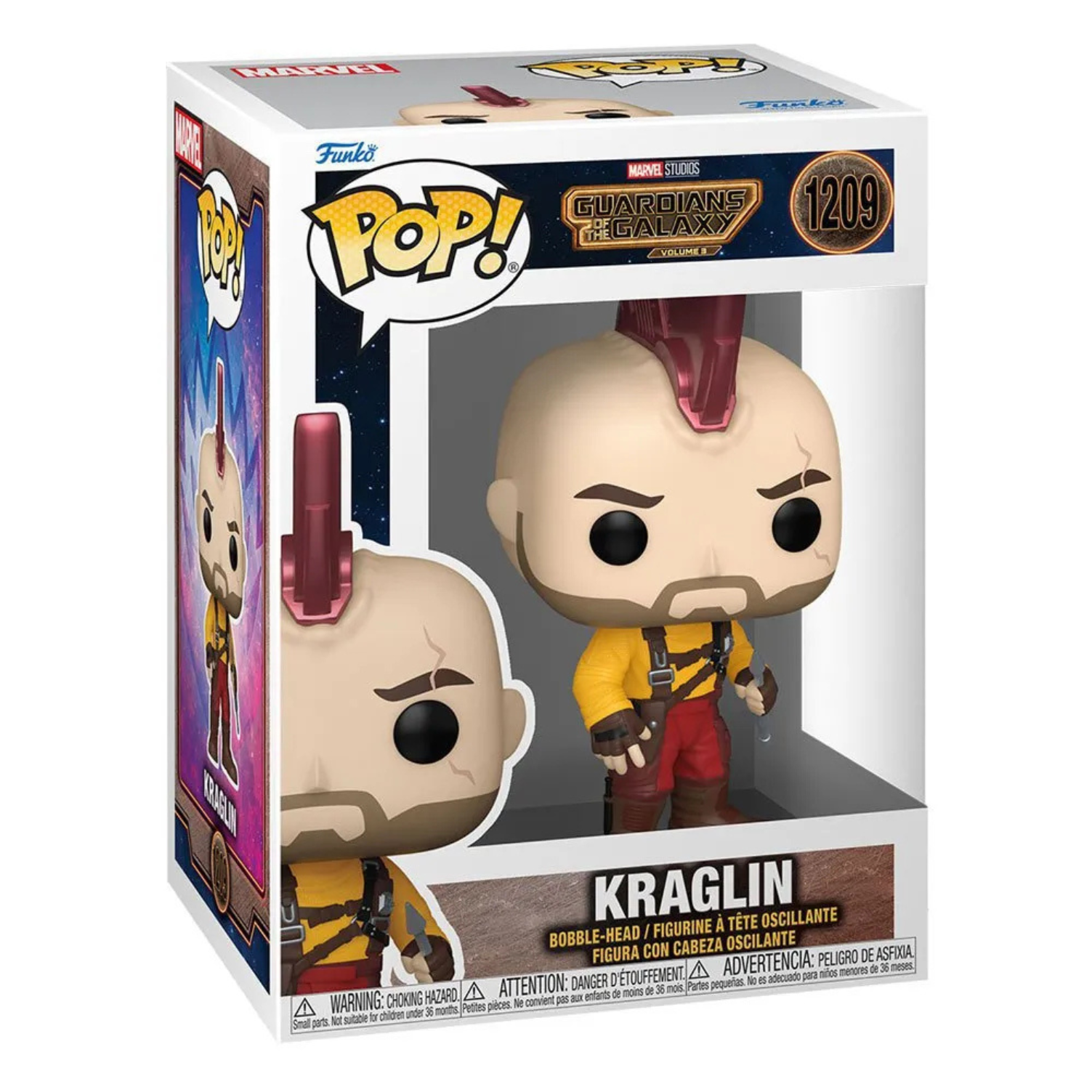 FUNKO POP! Marvel GotG 3 - Kraglin 1209 in box
