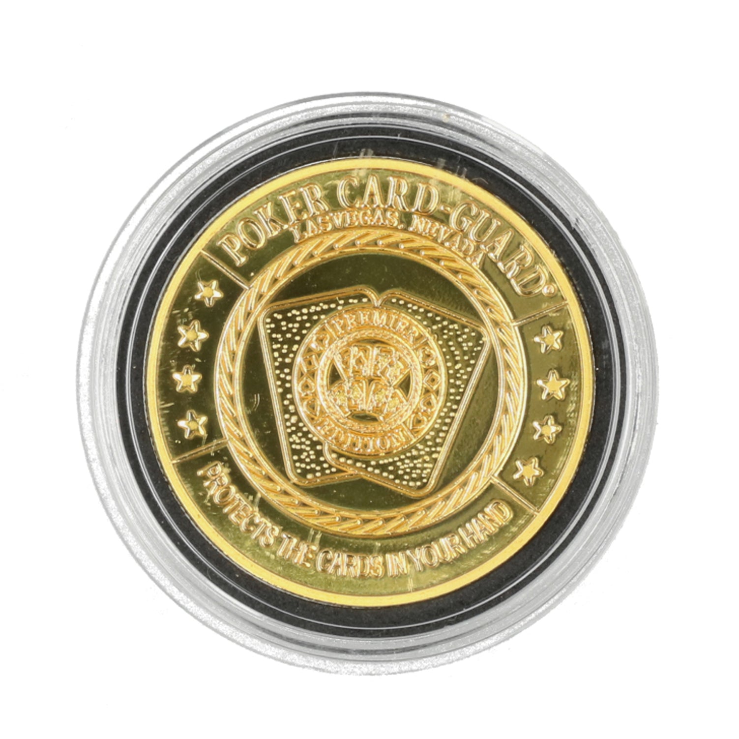 Poker set buttons — dealer, small blind en big blind van hoogwaardige metaal kwaliteit.