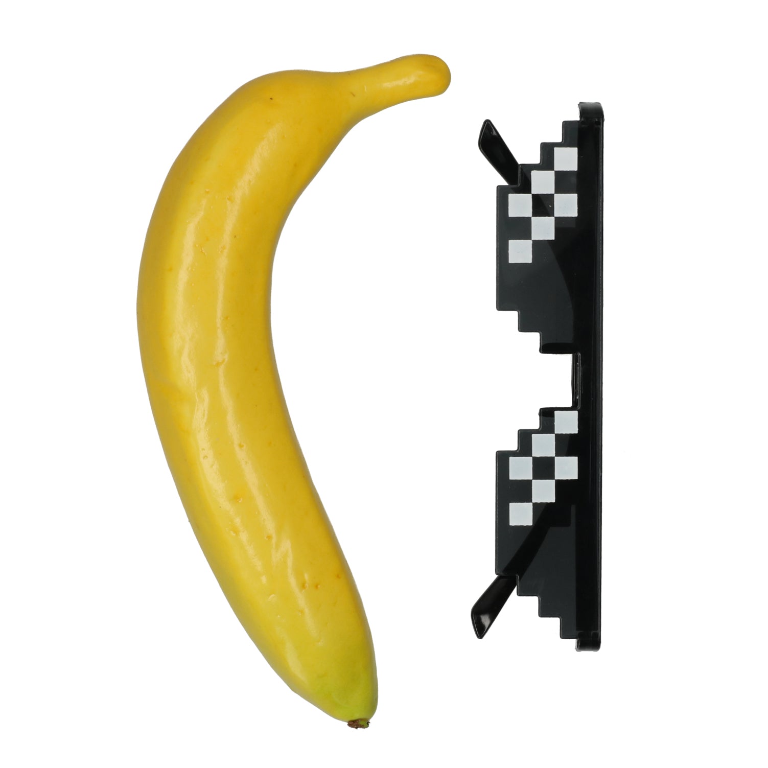 Retro pixelbril Thug Life stijl — originele partybril, perfect voor themafeest, carnaval of vrijgezellenparty.