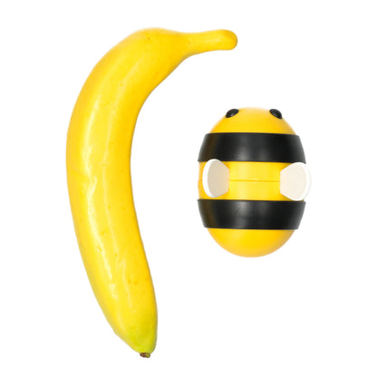 Speelse bee toothpickdispenser - functionele tandenstokerhouder en eye-catcher - ideaal voor cadeau of tafel decoratie.