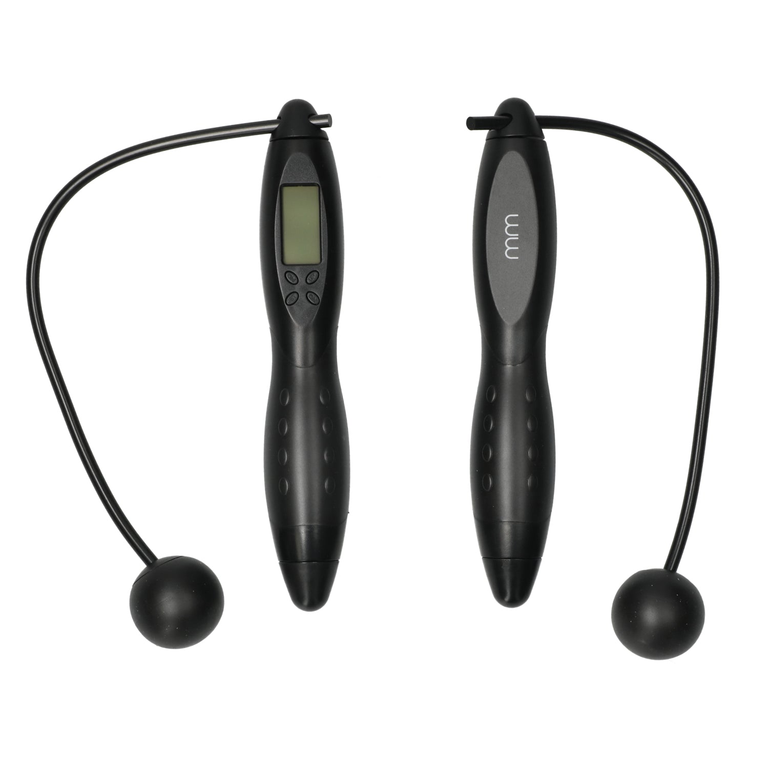Wireless jumprope met display en ergonomische handgrepen - no rope design voorkomt struikelen, effectief voor vet verbranding en conditie.