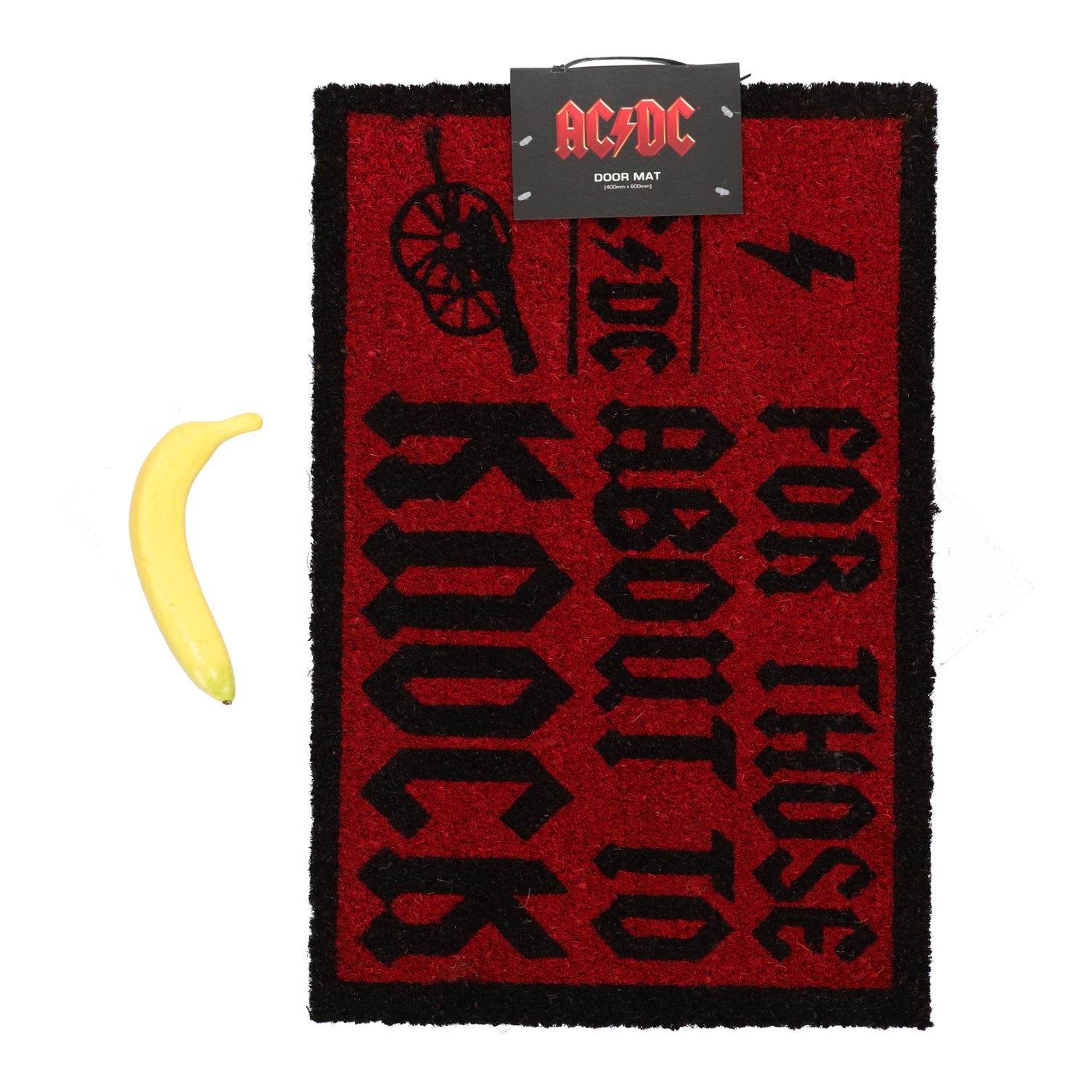 rechthoekige in loop mat -Band merchandise - Ideaal voor de muziek fanaat - banana for scale